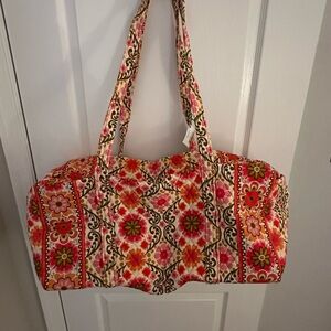 Vera Bradley Folkloric large Quilted Tote Bag